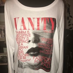 Vanity~~Proverbs super soft top worn twice